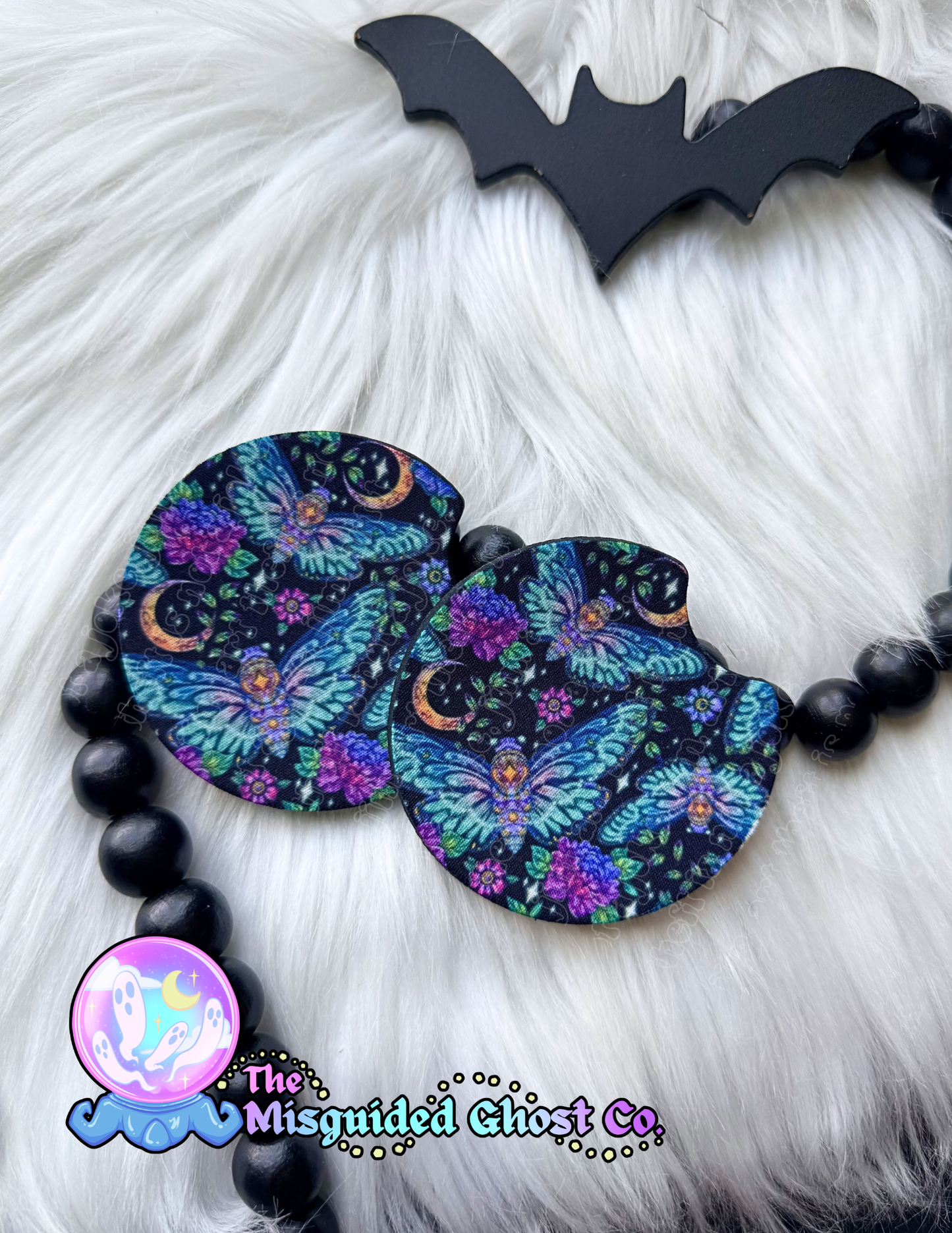 Celestial Moth Coasters