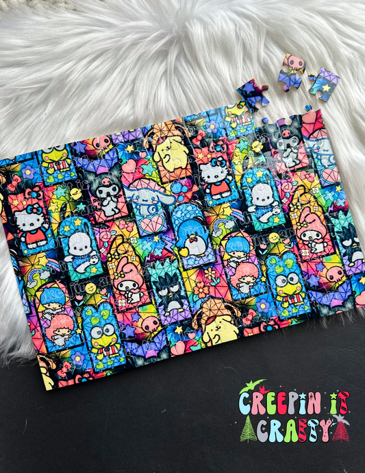 Hello stained Glass Puzzle