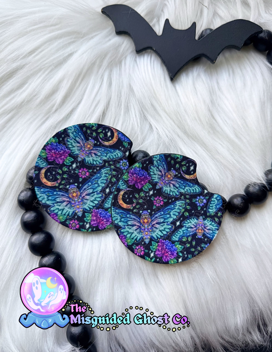 Celestial Moth Coasters