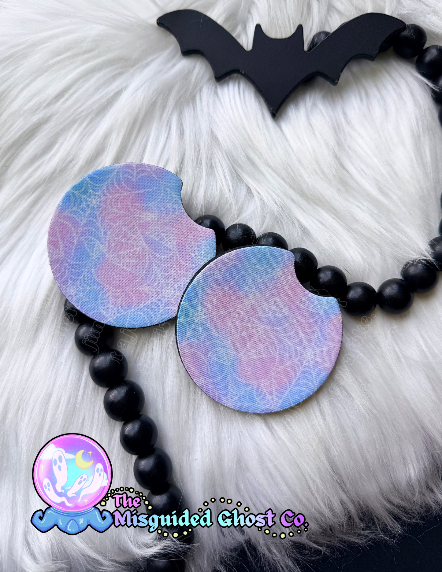 Pastel Web Coasters